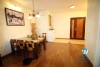 Fully furnished apartment with beautiful wooden floor is available for rent in Ciputra